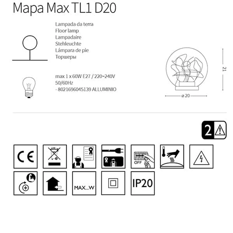 LAMPE CHEVET RONDE
