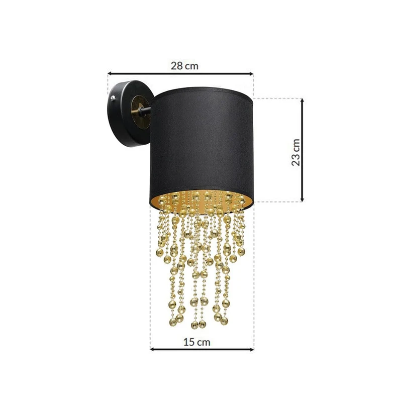 Applique Noir Industriel
