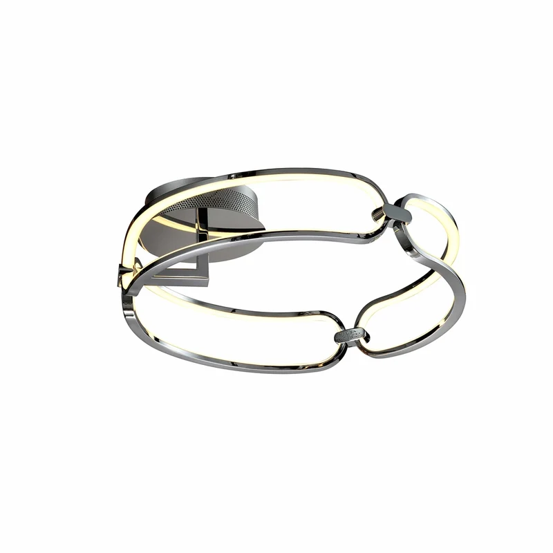 Plafonnier Led Alu Brossé