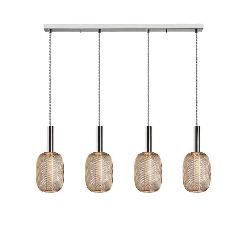 Suspension Luminaire 4 Ampoules