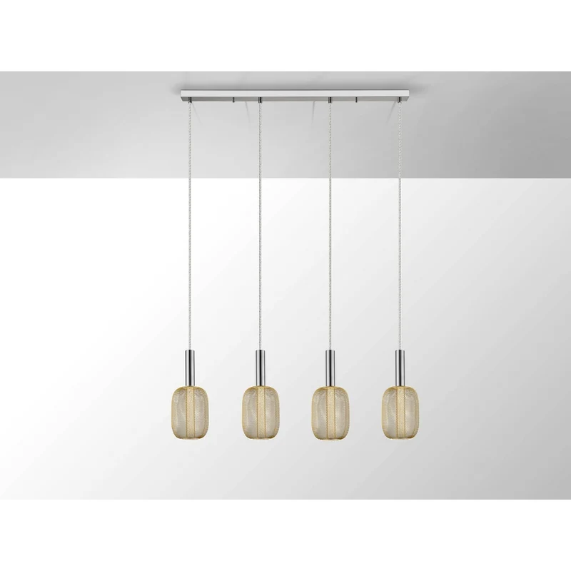 Suspension Luminaire 4 Ampoules