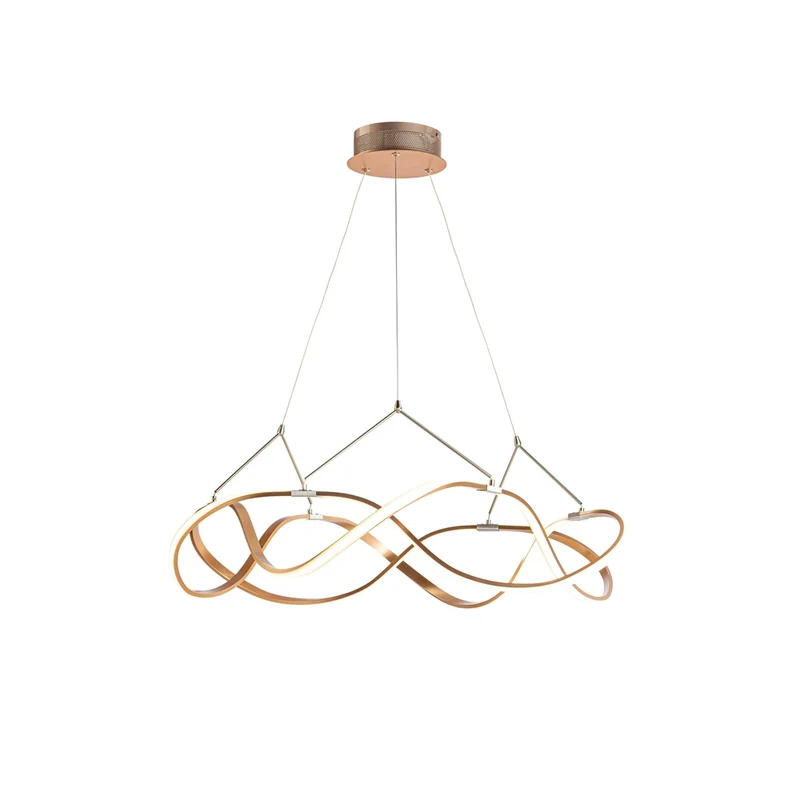 Luminaire Suspendu Doré