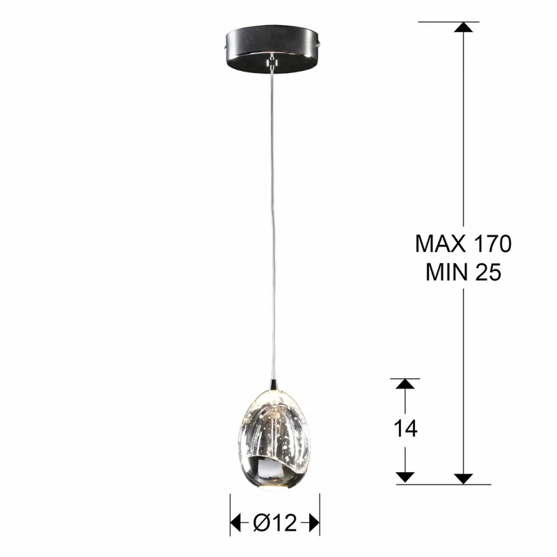 Luminaire Suspendu Noire