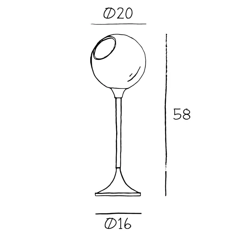 Lampe Design Rouge