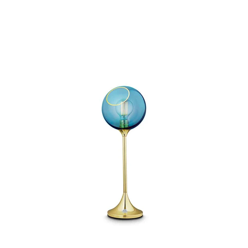 Lampe Abat Jour Bleu