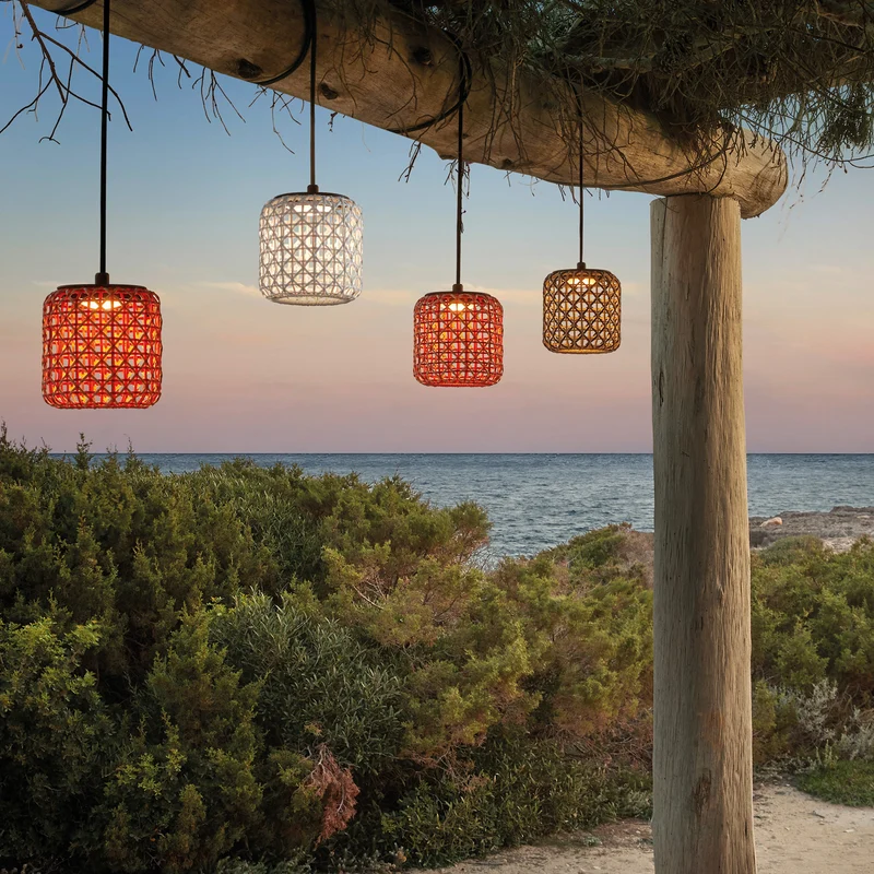 Bover Nans S/16/H Outdoor Hanging Lamp with Plug