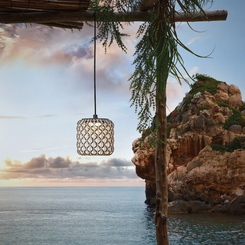 Bover Nans S/16/H Outdoor Hanging Lamp with Plug