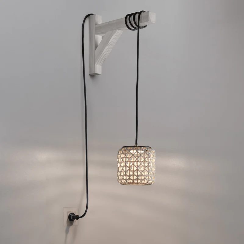 Bover Nans S/16/H Outdoor Hanging Lamp with Plug