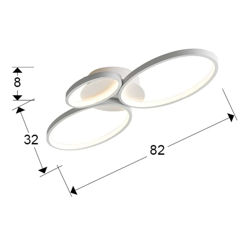 Plafonnier Led Moderne Sejour