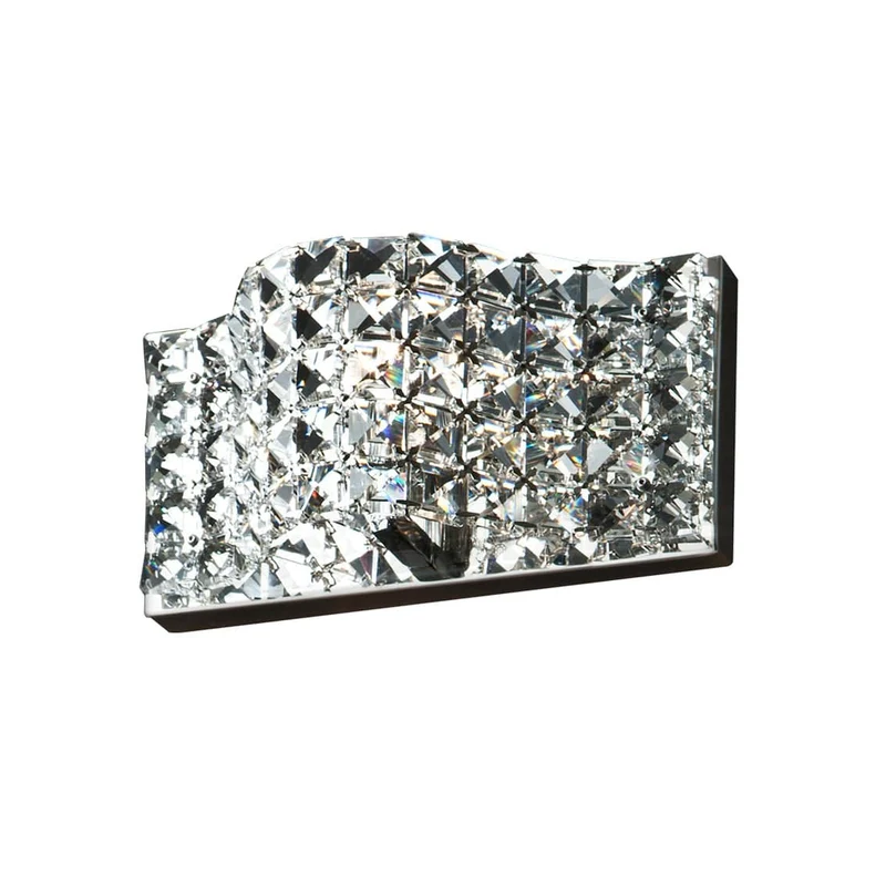 Applique Chrome Design Diamant Argent