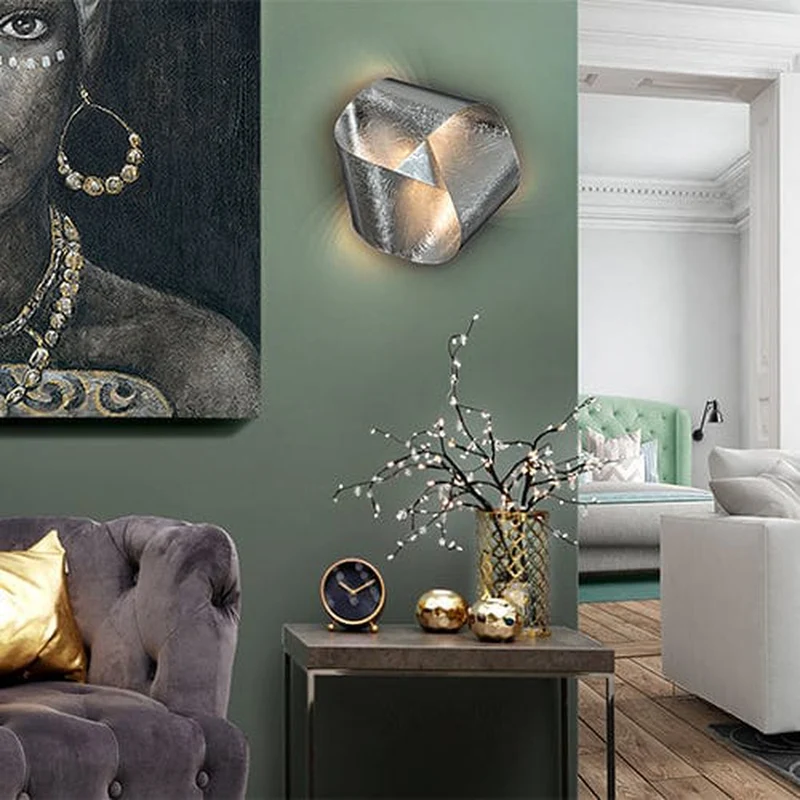 Applique Murale Couleur Argent
