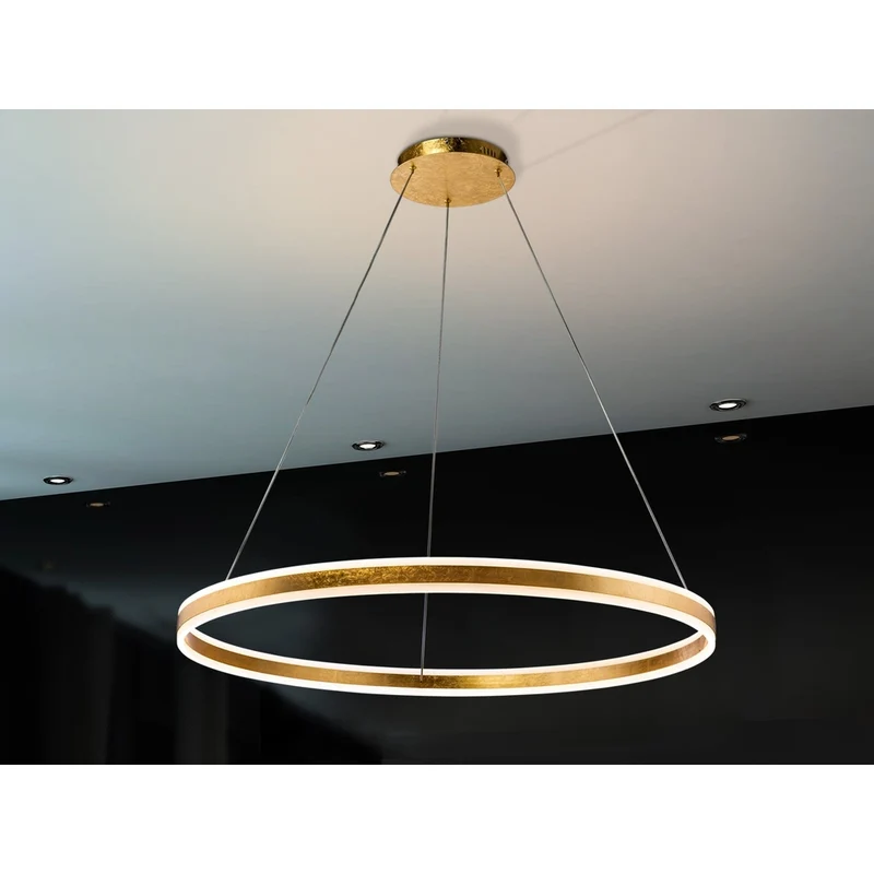Suspension Feuille D'Or