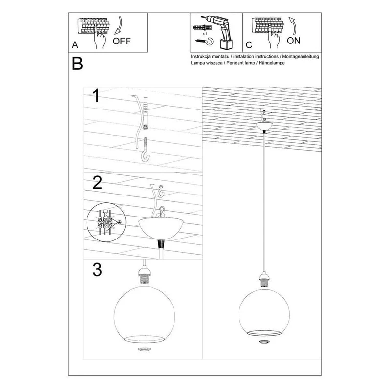 Suspension Moderne Pas Cher
