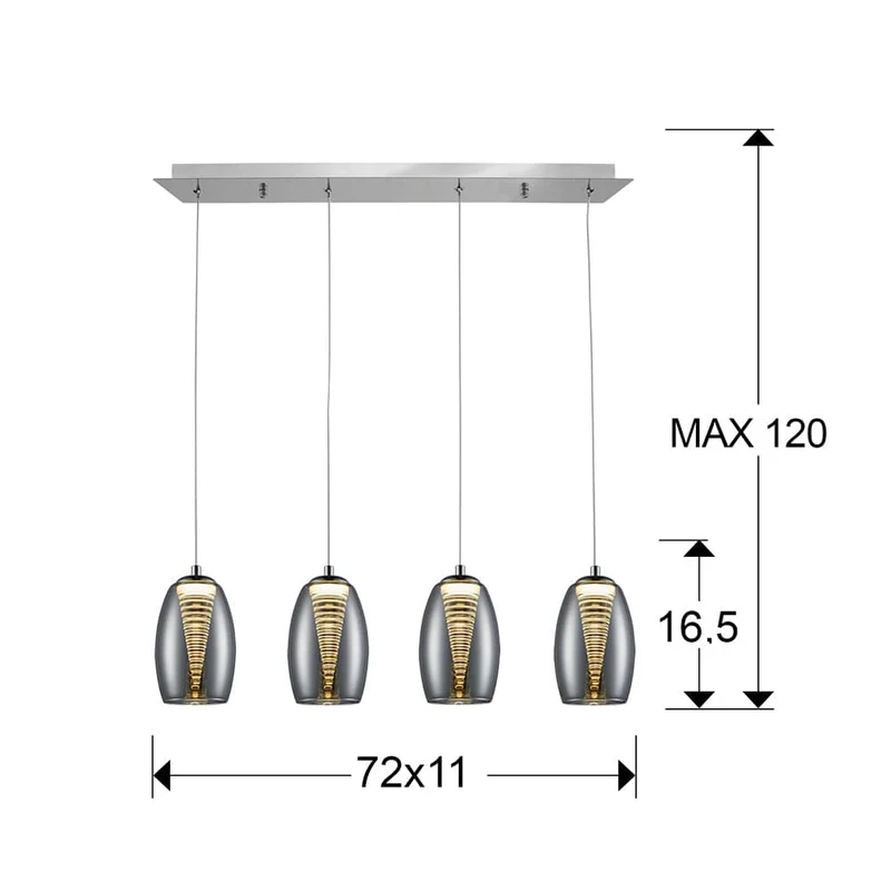 Suspension Boules Verres