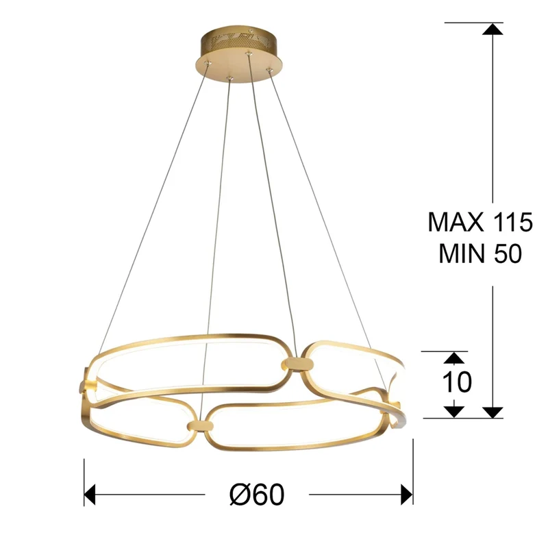 Luminaire Or Rose