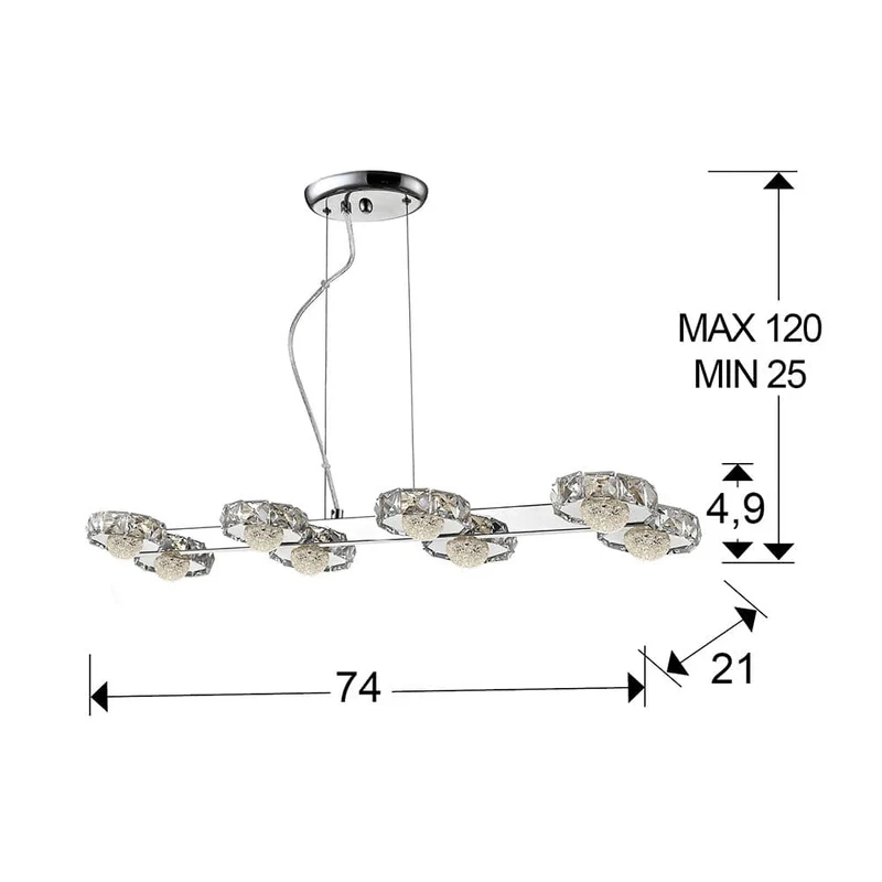 Suspension Ampoule Led