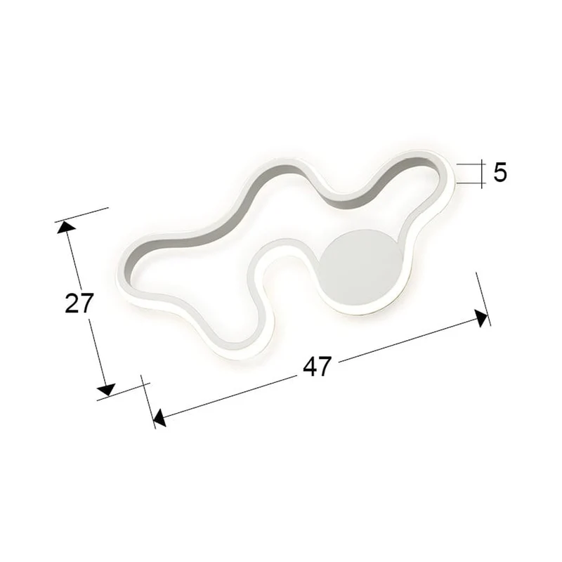 Applique Mural Led