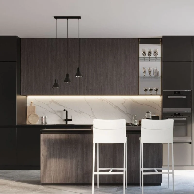 Suspension Ilot Cuisine Moderne