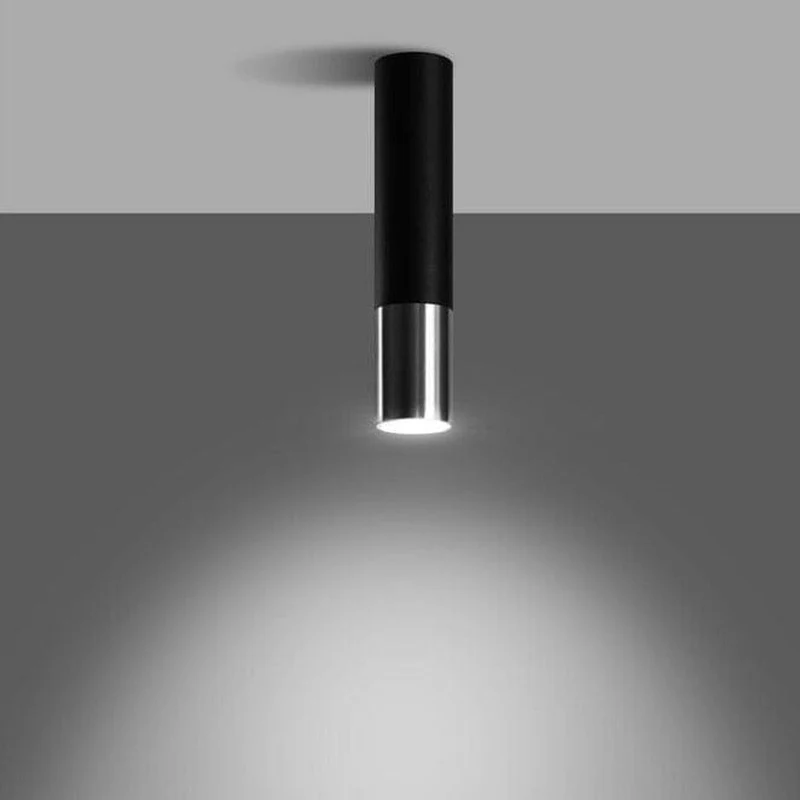 Plafonnier Spot Noir Mat