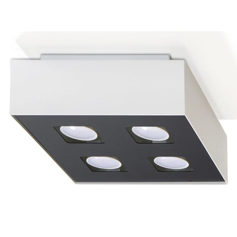 Plafonnier 4 Spots Carre