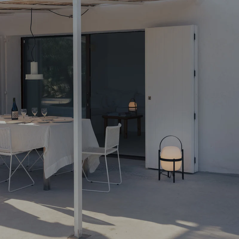 Santa & Cole Cesta Exterior Outdoor Table Lamp