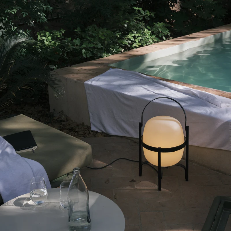 Santa & Cole Cesta Exterior Outdoor Table Lamp