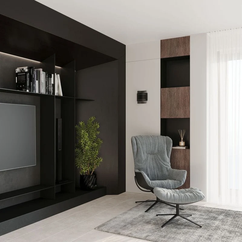 Luminaire Applique Noir