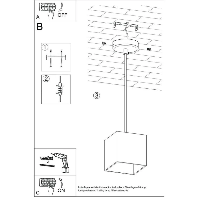 Luminaire Carre Lumiere