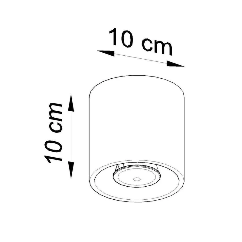 Plafonnier Spot Rond