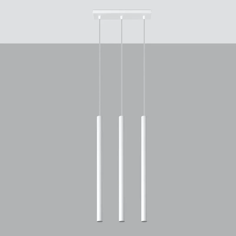 Suspension Blanche 3 Lampes