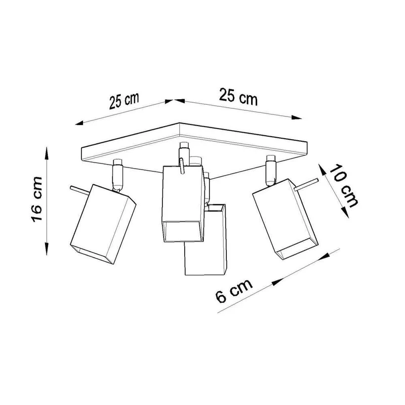 Plafonnier Spot Orientable Cuisine