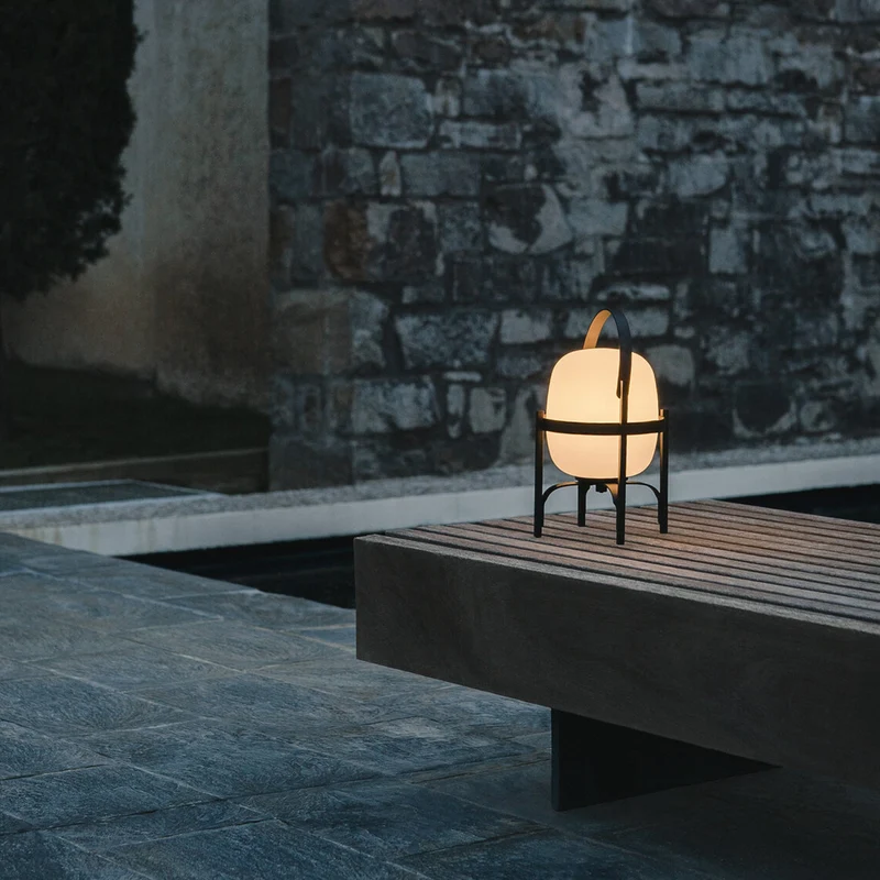 Santa & Cole Cestita Alubat Outdoor Portable Lamp