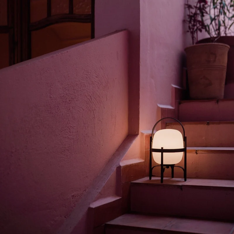 Santa & Cole Cestita Alubat Outdoor Portable Lamp