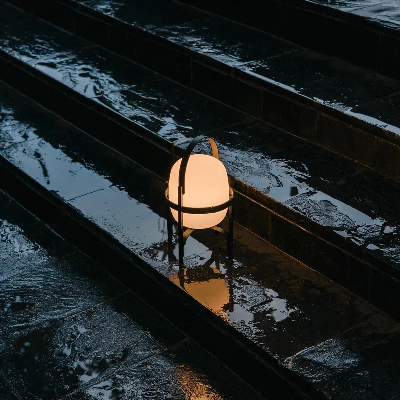 Santa & Cole Cestita Alubat Outdoor Portable Lamp