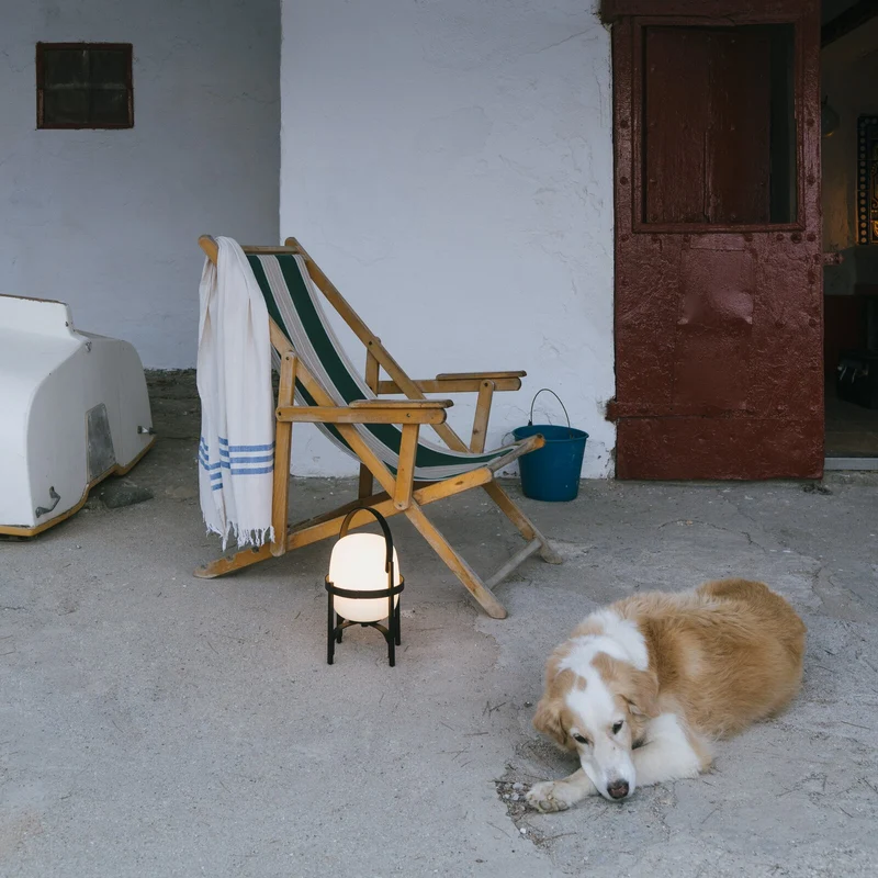 Santa & Cole Cestita Alubat Outdoor Portable Lamp