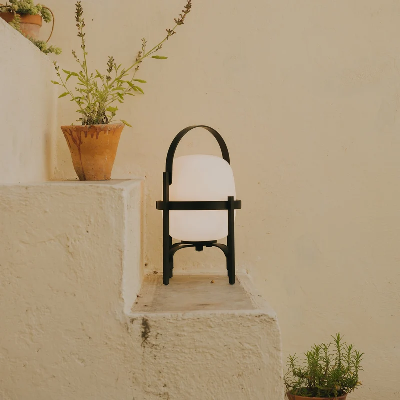 Santa & Cole Cestita Alubat Outdoor Portable Lamp