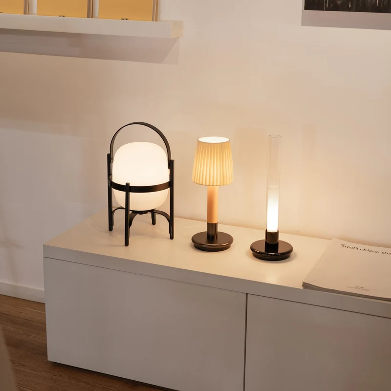 Santa & Cole Cestita Alubat Outdoor Portable Lamp