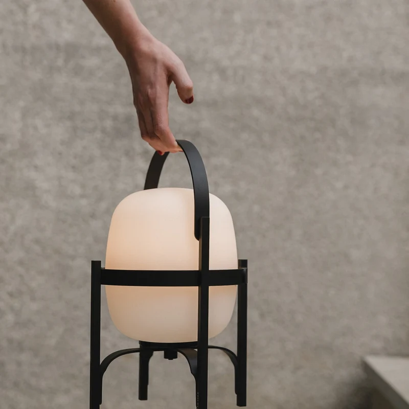 Santa & Cole Cestita Alubat Outdoor Portable Lamp
