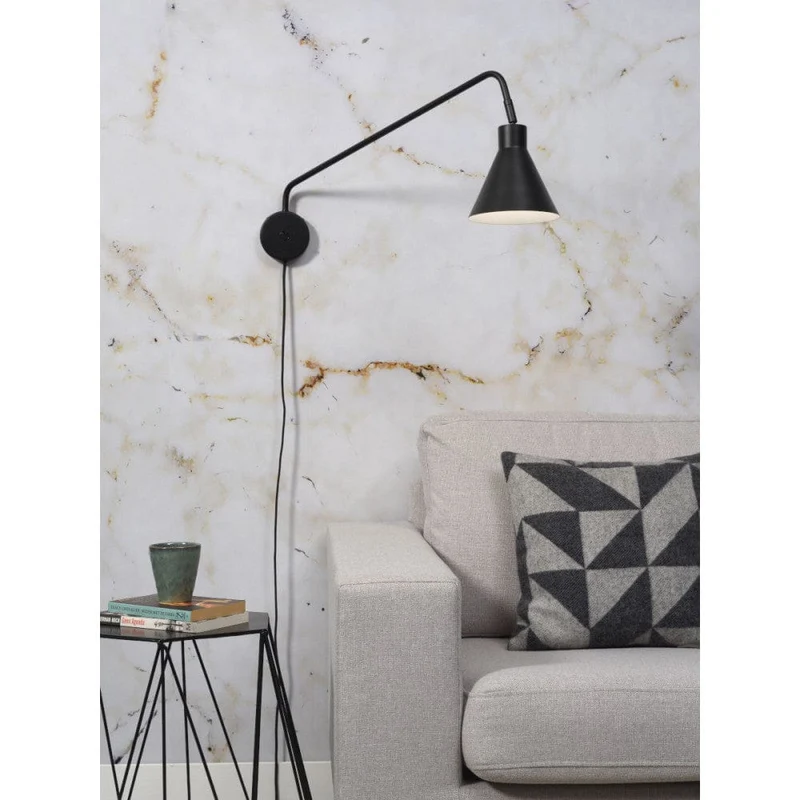 Applique Murale Noire Orientable