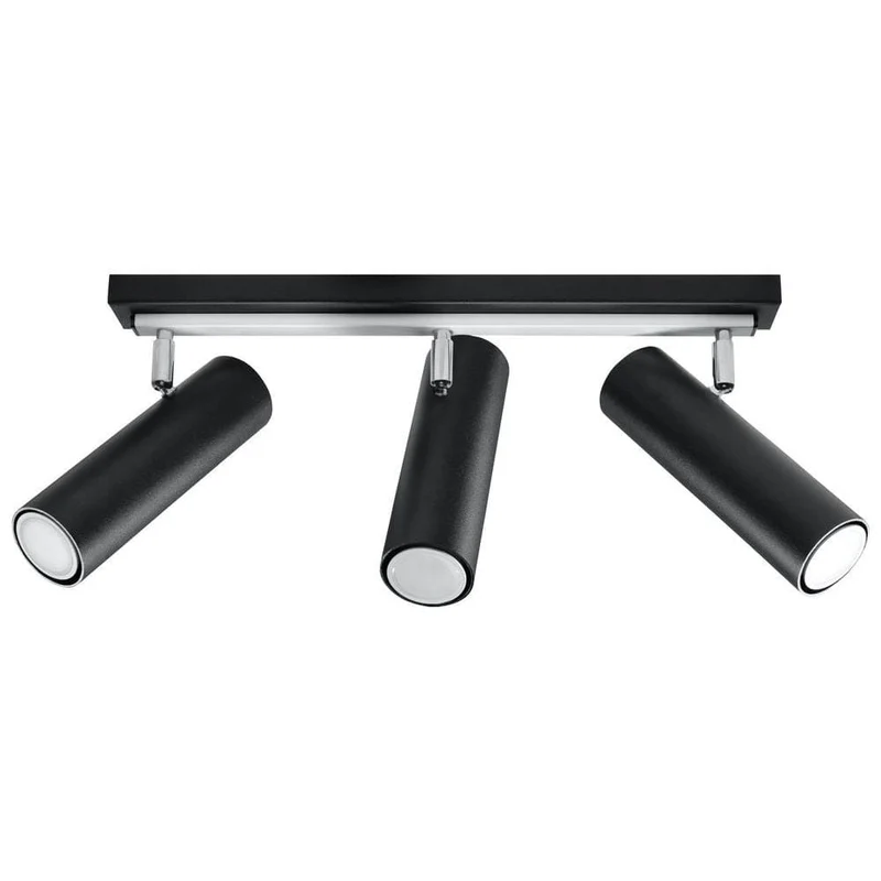 Plafonnier 3 Spots Industriel