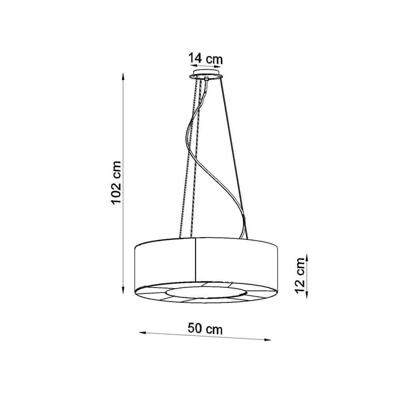 Lustre Suspendu Noir