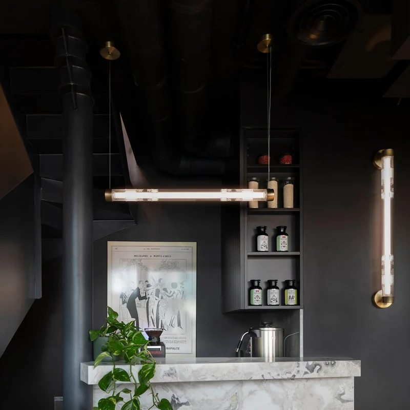 Lee Broom Crystal Tube Pendant