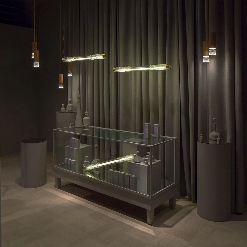 Lee Broom Crystal Tube Pendant