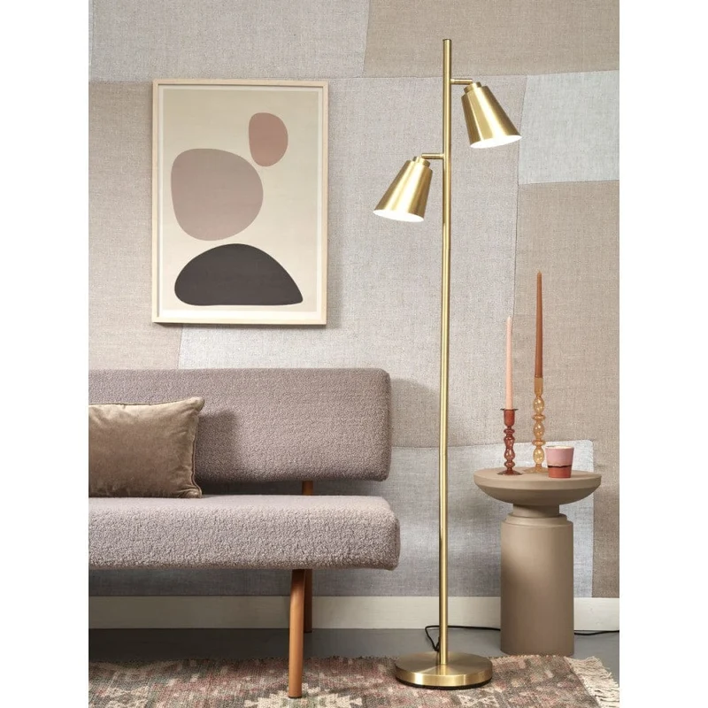 Lampadaire Doré