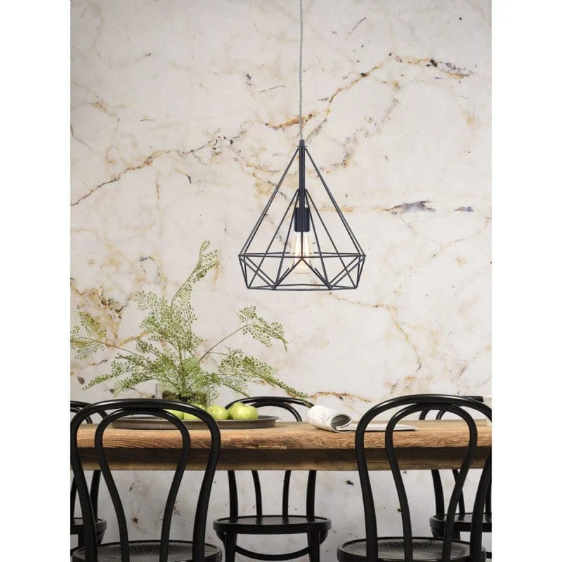 Suspension Noire Salon