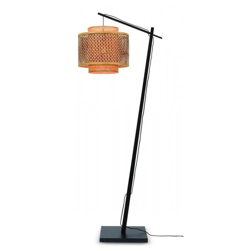 Lampadaire Rotin Bambou