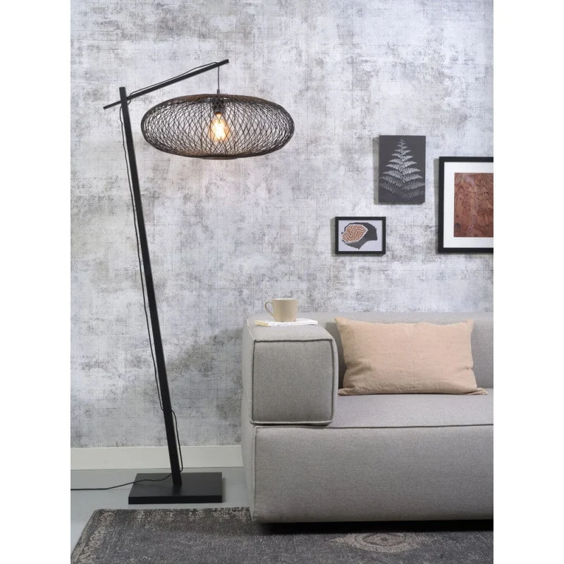Lampadaire Noir Sur Pied