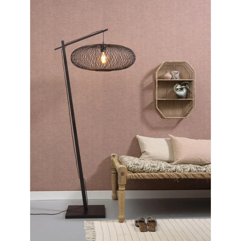 Lampadaire Noir Sur Pied