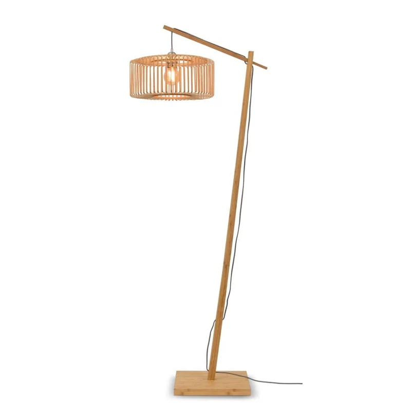 Lampadaire Bambou Rotin