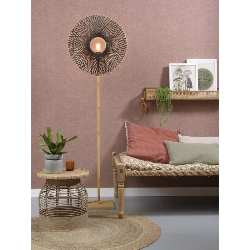Lampadaire Salon Bambou